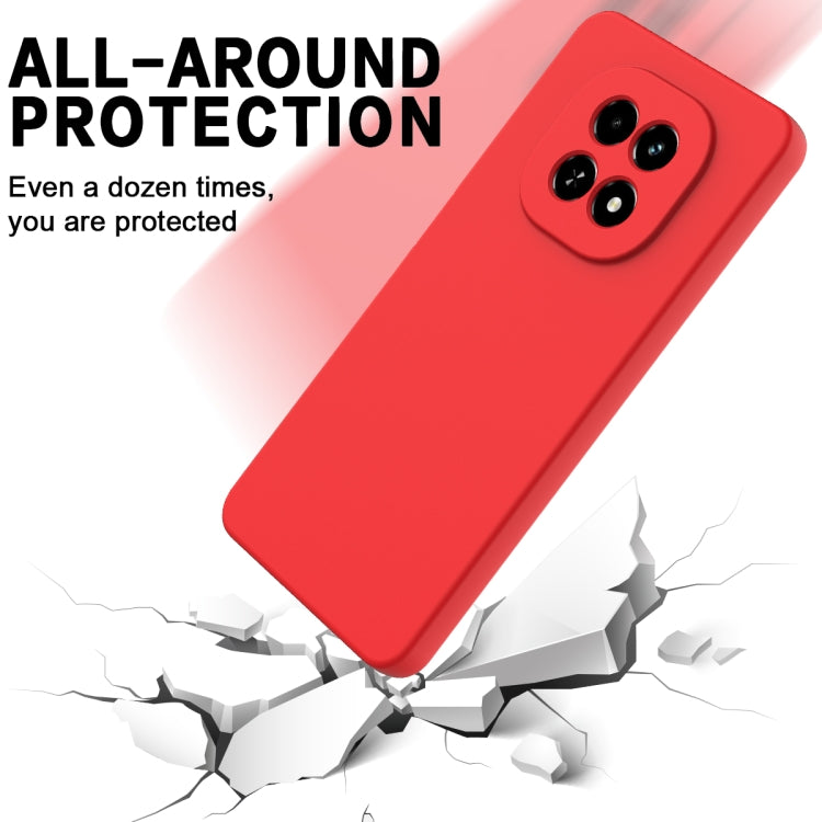 For Realme C63 5G / V60 5G Solid Color Liquid Silicone Dropproof Full Coverage Phone Case