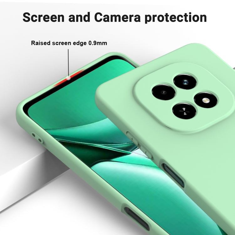 For Realme C63 5G / V60 5G Solid Color Liquid Silicone Dropproof Full Coverage Phone Case