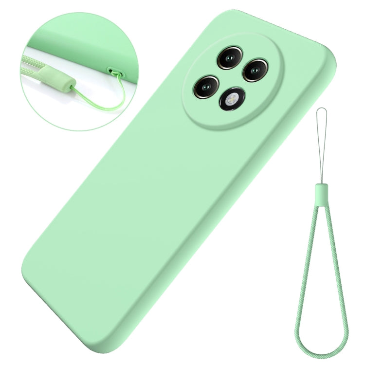 For Realme 13+ Solid Color Liquid Silicone Dropproof Full Coverage Phone Case