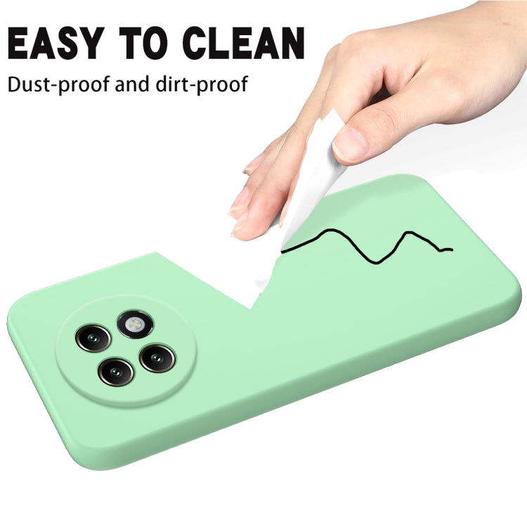 For Realme 13+ Solid Color Liquid Silicone Dropproof Full Coverage Phone Case