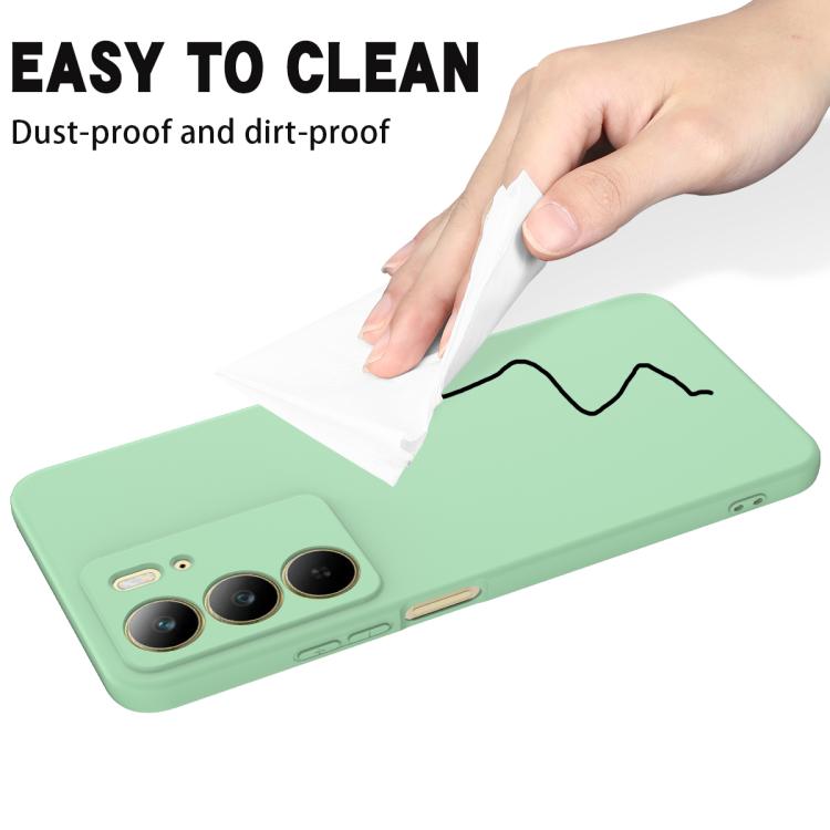 For Realme C75 Solid Color Liquid Silicone Dropproof Full Coverage Phone Case
