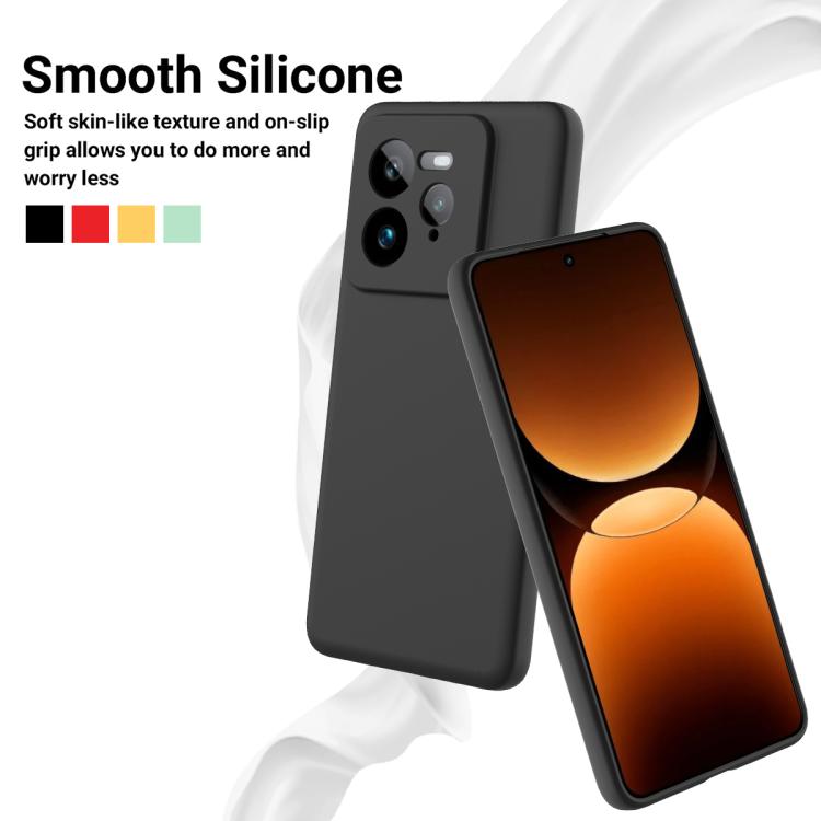 For Realme GT 7 Pro Solid Color Liquid Silicone Dropproof Full Coverage Phone Case