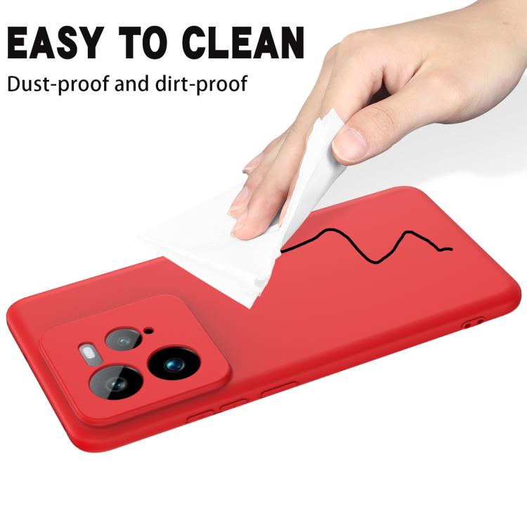 For Realme GT 7 Pro Solid Color Liquid Silicone Dropproof Full Coverage Phone Case