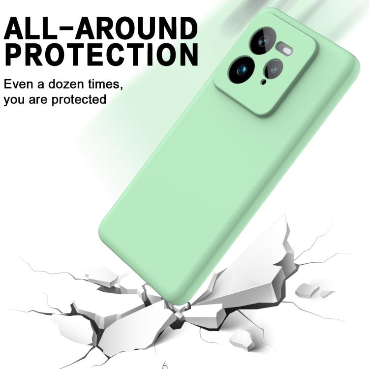 For Realme GT 7 Pro Solid Color Liquid Silicone Dropproof Full Coverage Phone Case