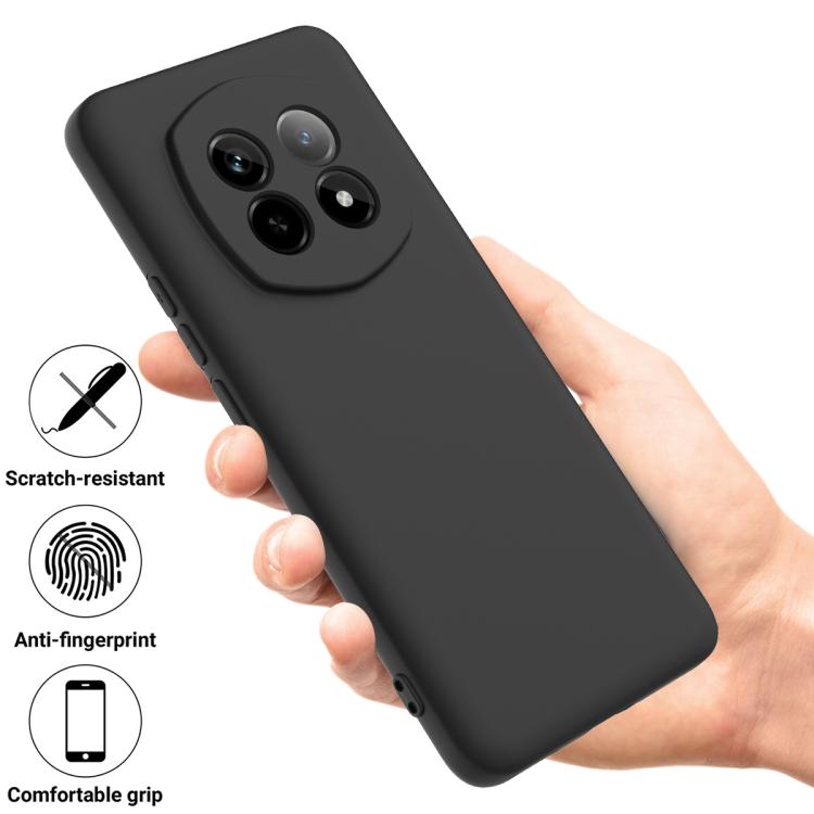For Realme P2 Pro Solid Color Liquid Silicone Dropproof Full Coverage Phone Case