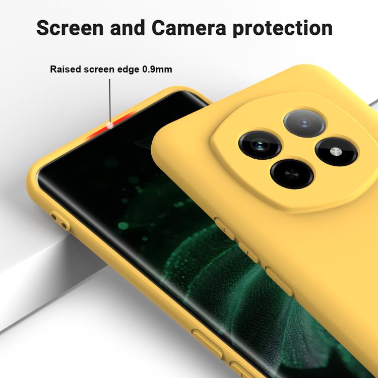 For Realme P2 Pro Solid Color Liquid Silicone Dropproof Full Coverage Phone Case