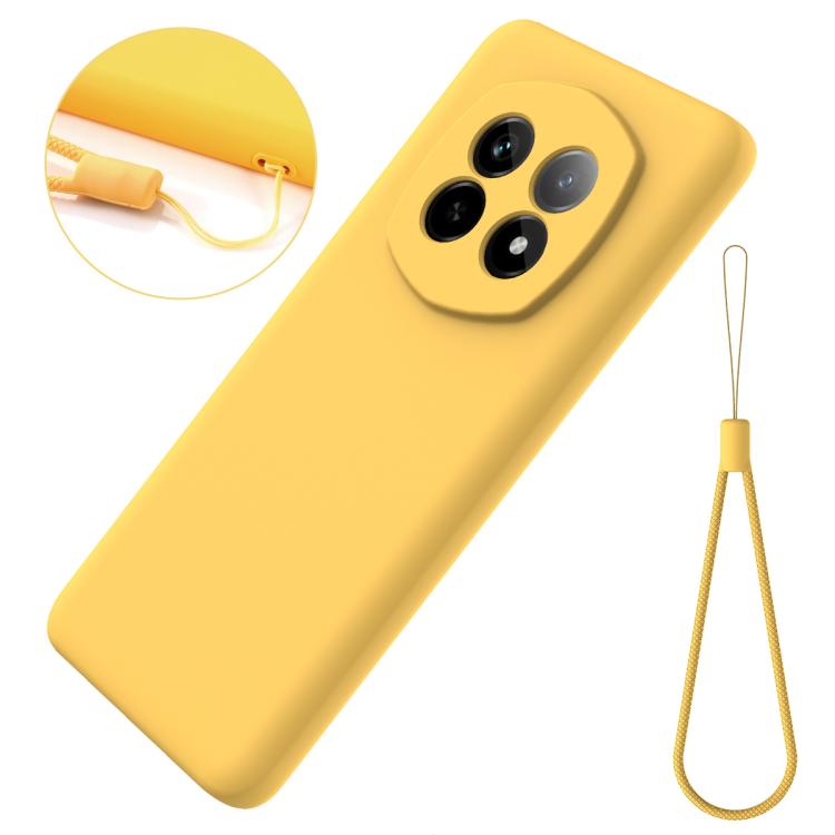 For Realme P2 Pro Solid Color Liquid Silicone Dropproof Full Coverage Phone Case