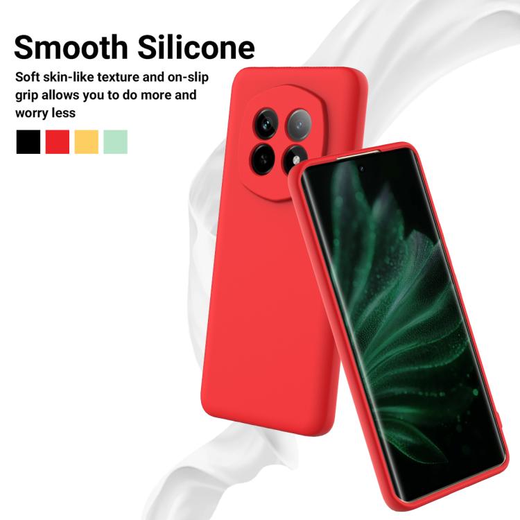For Realme P2 Pro Solid Color Liquid Silicone Dropproof Full Coverage Phone Case