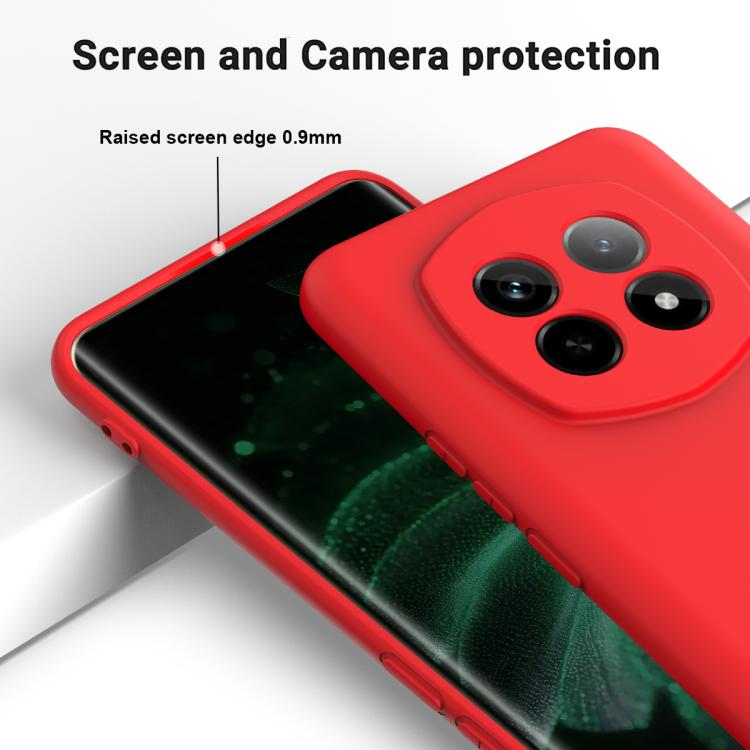 For Realme P2 Pro Solid Color Liquid Silicone Dropproof Full Coverage Phone Case