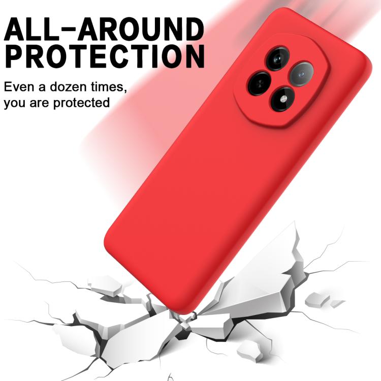For Realme P2 Pro Solid Color Liquid Silicone Dropproof Full Coverage Phone Case