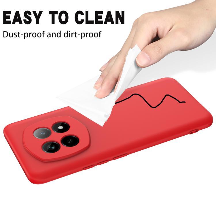 For Realme P2 Pro Solid Color Liquid Silicone Dropproof Full Coverage Phone Case