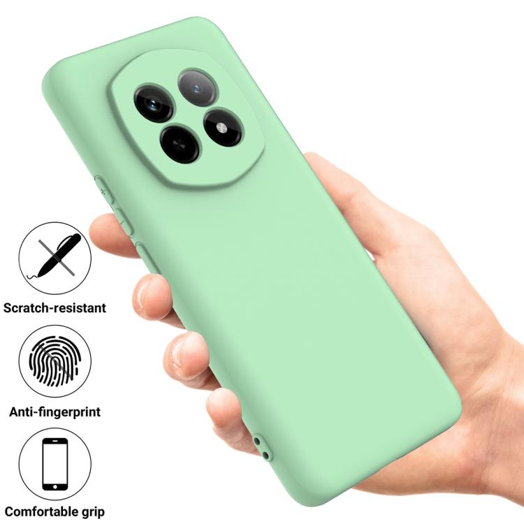 For Realme P2 Pro Solid Color Liquid Silicone Dropproof Full Coverage Phone Case