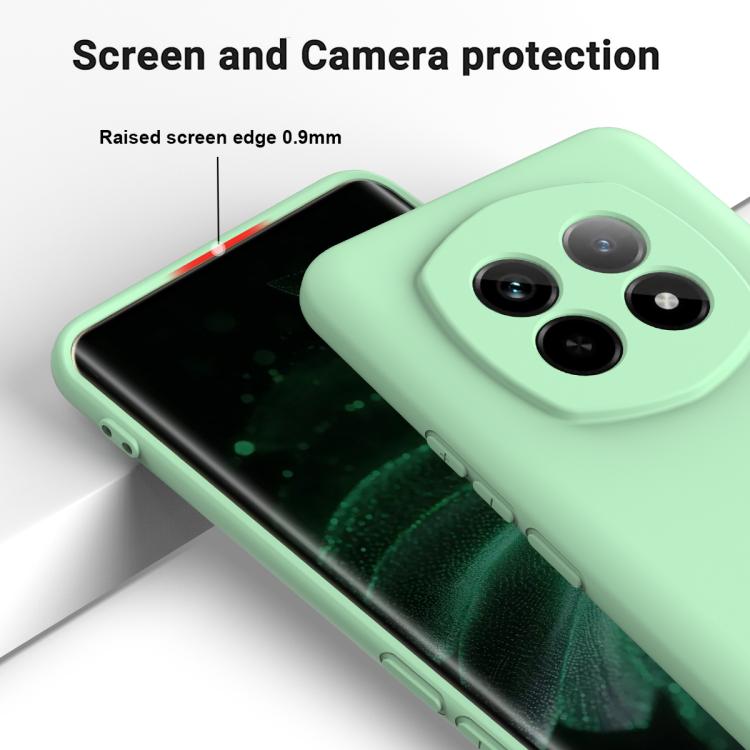 For Realme P2 Pro Solid Color Liquid Silicone Dropproof Full Coverage Phone Case