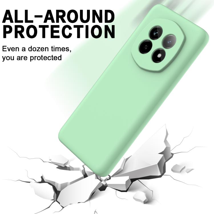 For Realme P2 Pro Solid Color Liquid Silicone Dropproof Full Coverage Phone Case