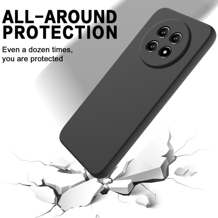 For Realme 14 Pro Lite Solid Color Liquid Silicone Dropproof Full Coverage Phone Case