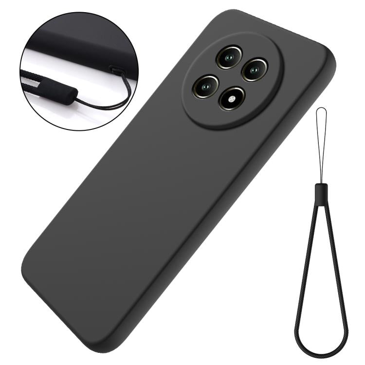 For Realme 14 Pro Lite Solid Color Liquid Silicone Dropproof Full Coverage Phone Case