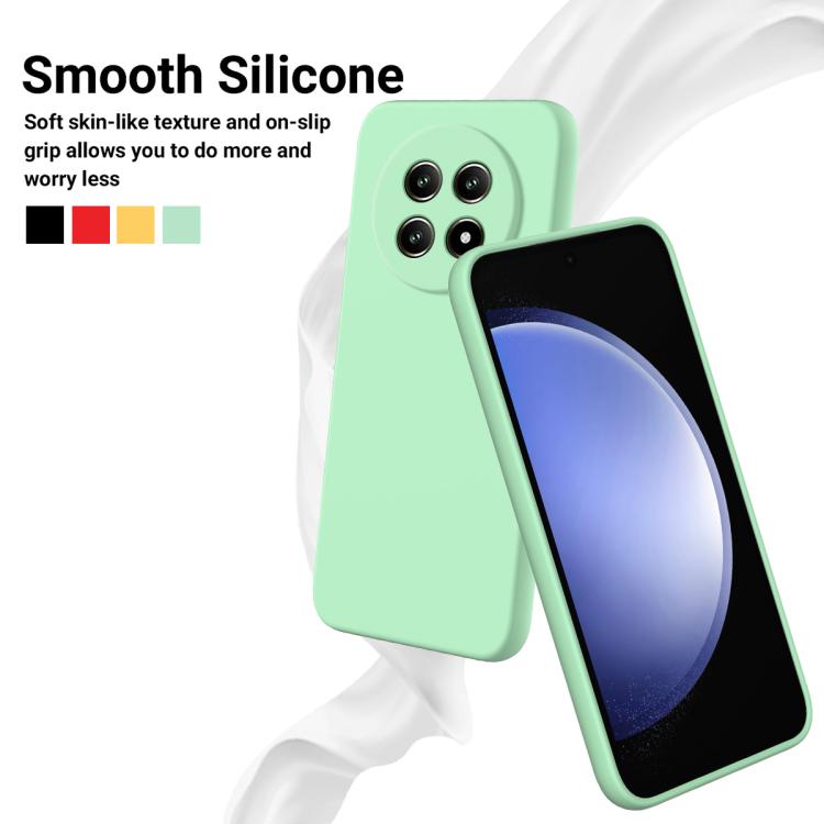 For Realme 14 Pro Lite Solid Color Liquid Silicone Dropproof Full Coverage Phone Case