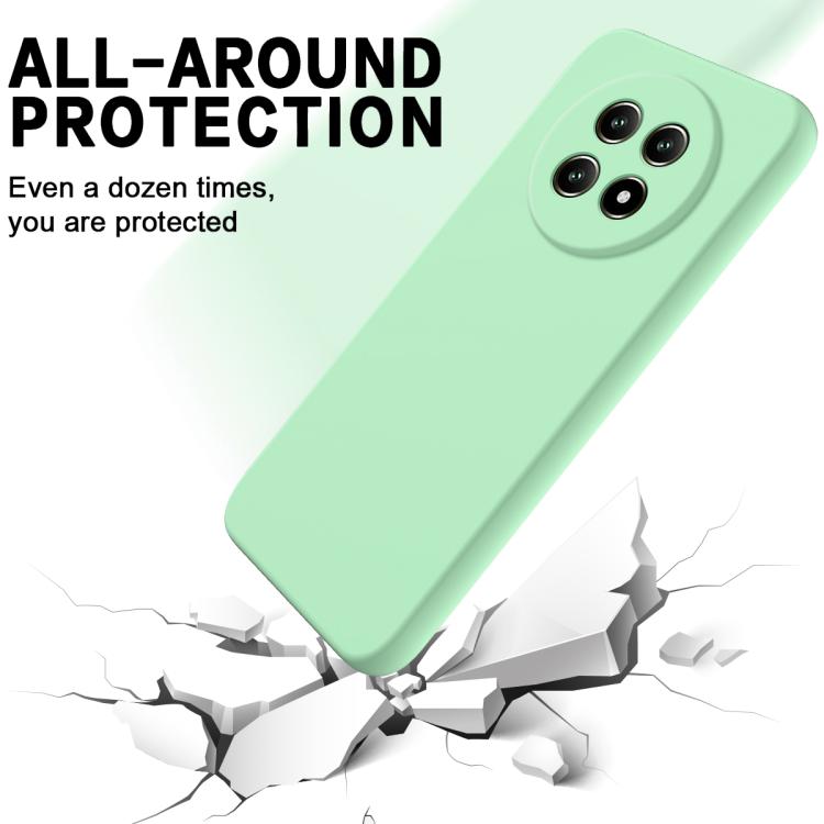 For Realme 14 Pro Lite Solid Color Liquid Silicone Dropproof Full Coverage Phone Case