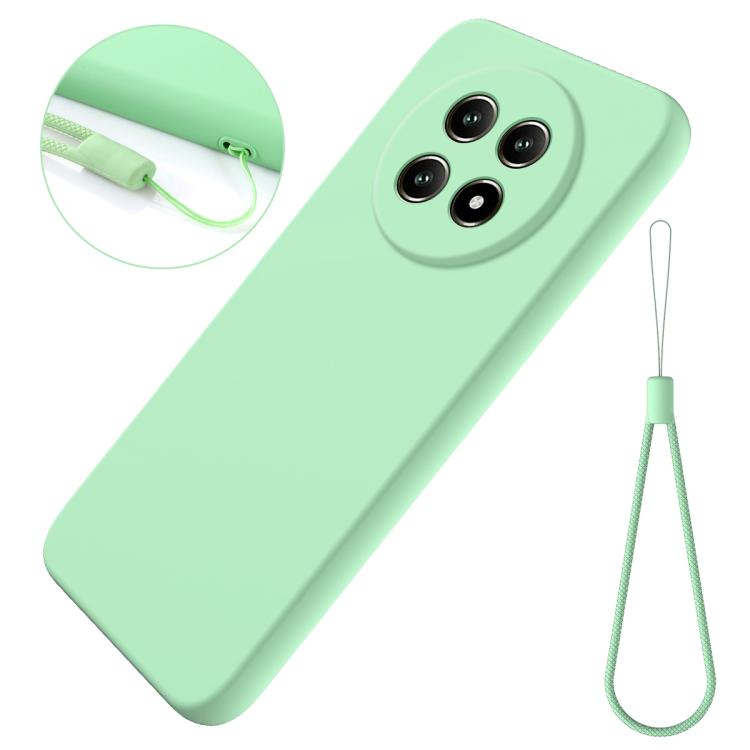 For Realme 14 Pro Lite Solid Color Liquid Silicone Dropproof Full Coverage Phone Case