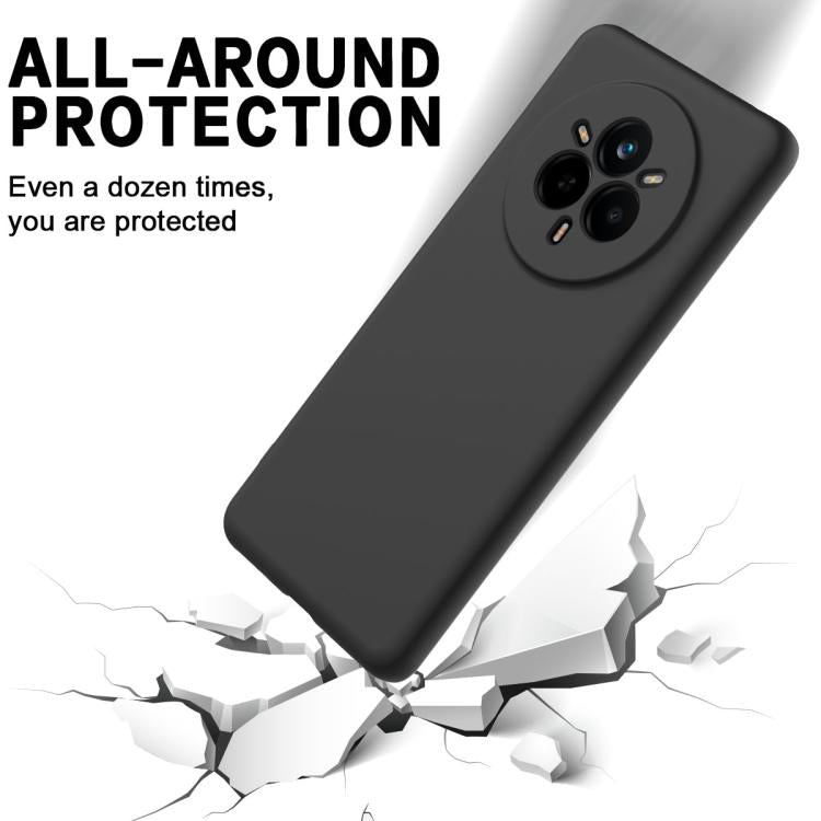 For Realme 14 Pro+ Solid Color Liquid Silicone Dropproof Full Coverage Phone Case