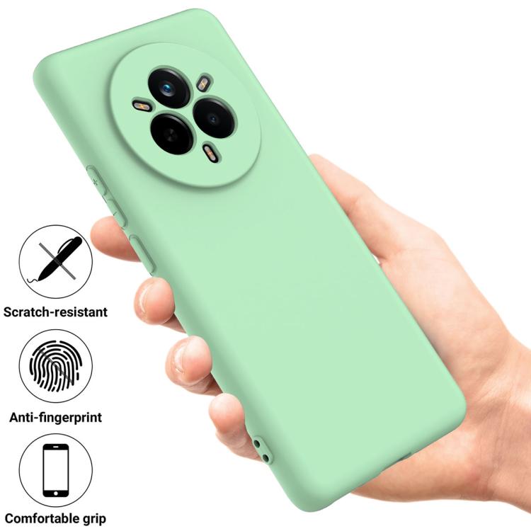 For Realme 14 Pro+ Solid Color Liquid Silicone Dropproof Full Coverage Phone Case
