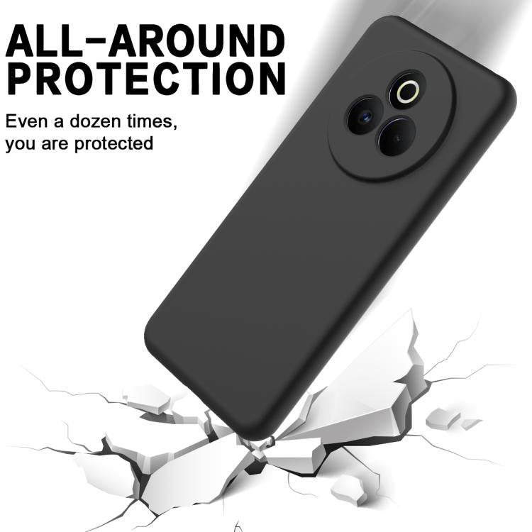 For Realme P3 Pro Solid Color Liquid Silicone Dropproof Full Coverage Phone Case