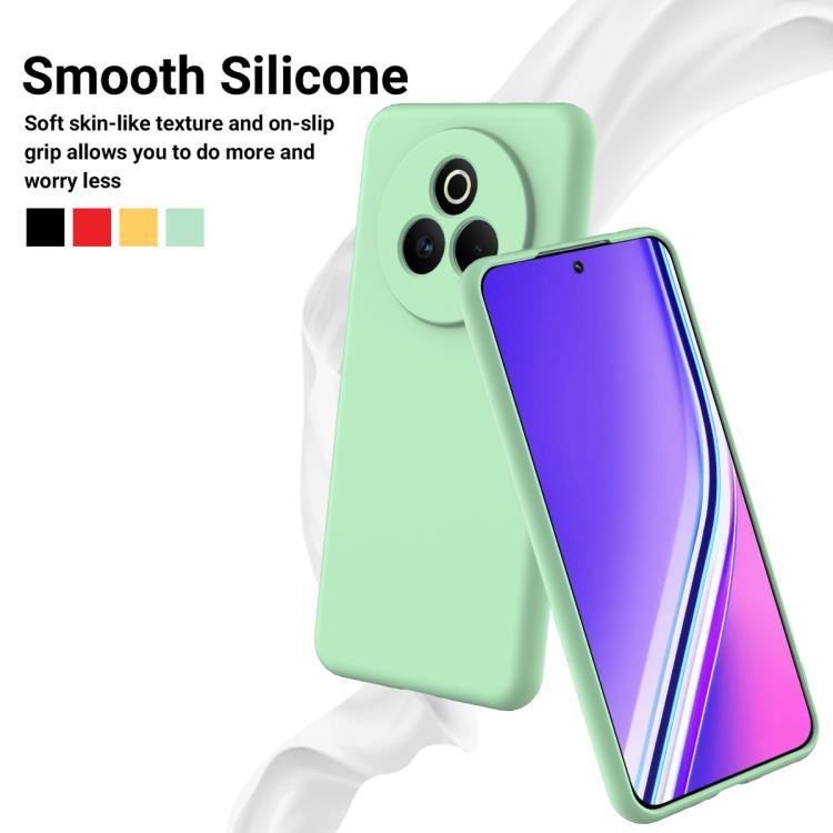 For Realme P3 Pro Solid Color Liquid Silicone Dropproof Full Coverage Phone Case