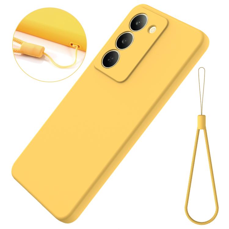 For Realme P3x Solid Color Liquid Silicone Dropproof Full Coverage Phone Case