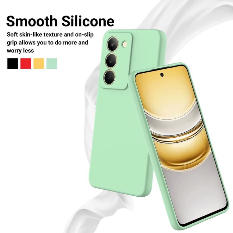 For Realme P3x Solid Color Liquid Silicone Dropproof Full Coverage Phone Case
