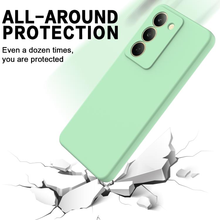 For Realme P3x Solid Color Liquid Silicone Dropproof Full Coverage Phone Case
