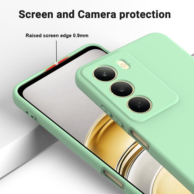 For Realm V70 / V70s 5G Solid Color Liquid Silicone Dropproof Full Coverage Phone Case