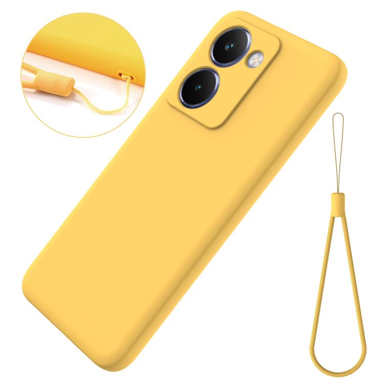 For Realme P3 Ultra 5G Solid Color Liquid Silicone Dropproof Full Coverage Phone Case