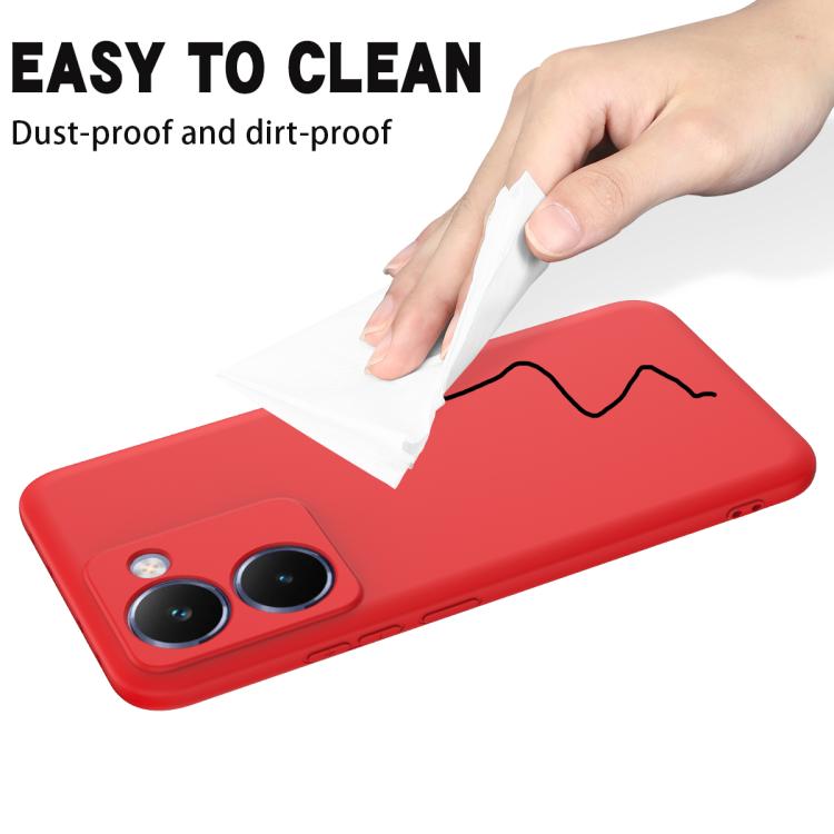 For Realme P3 Ultra 5G Solid Color Liquid Silicone Dropproof Full Coverage Phone Case