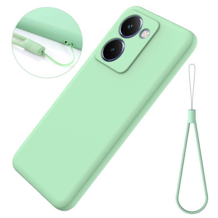 For Realme P3 Ultra 5G Solid Color Liquid Silicone Dropproof Full Coverage Phone Case
