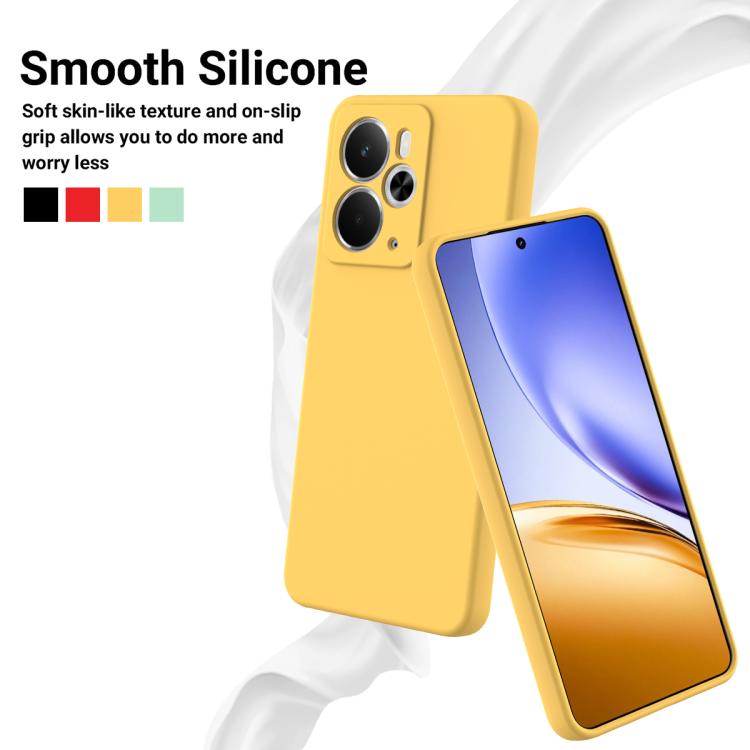 For Realme 14 / 14T 5G Solid Color Liquid Silicone Dropproof Full Coverage Phone Case