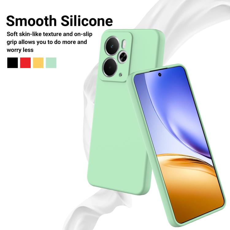 For Realme 14 / 14T 5G Solid Color Liquid Silicone Dropproof Full Coverage Phone Case