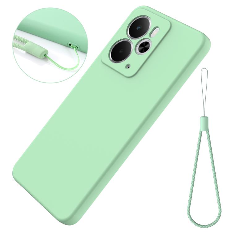 For Realme 14 / 14T 5G Solid Color Liquid Silicone Dropproof Full Coverage Phone Case