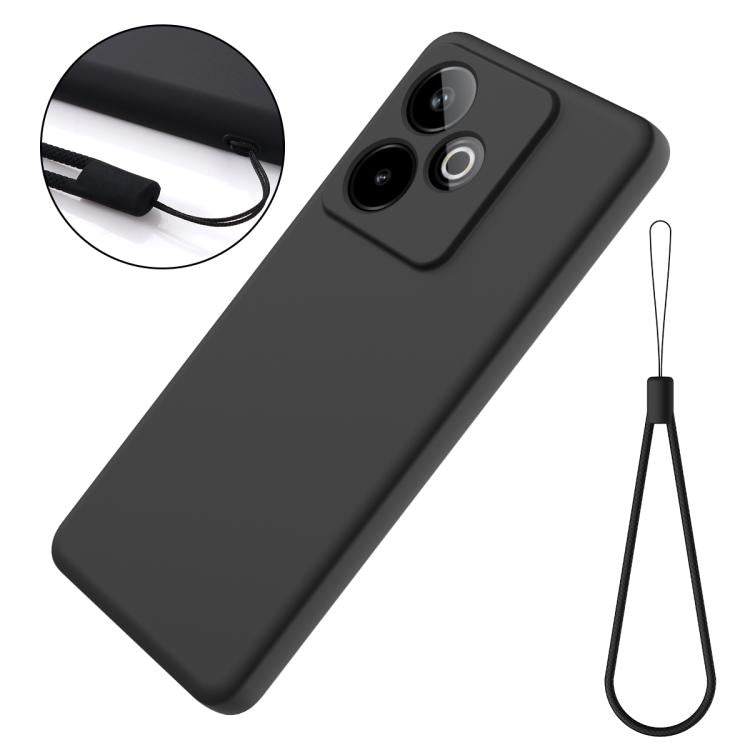 For Realme GT 7 / GT 7T 5G Solid Color Liquid Silicone Dropproof Full Coverage Phone Case