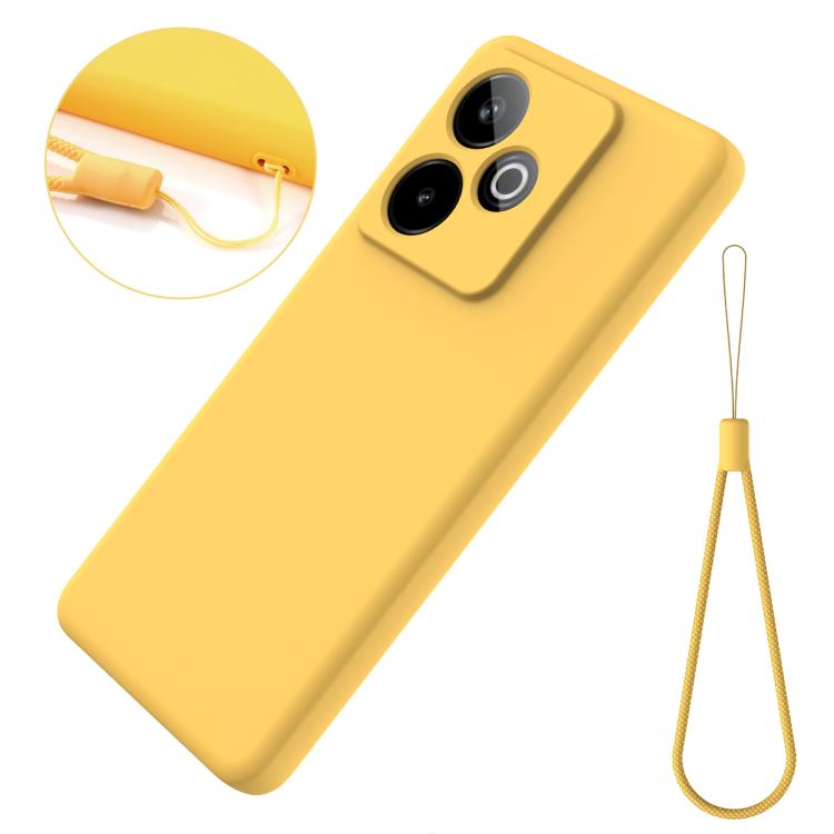 For Realme GT 7 / GT 7T 5G Solid Color Liquid Silicone Dropproof Full Coverage Phone Case