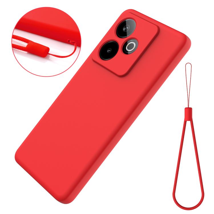 For Realme GT 7 / GT 7T 5G Solid Color Liquid Silicone Dropproof Full Coverage Phone Case