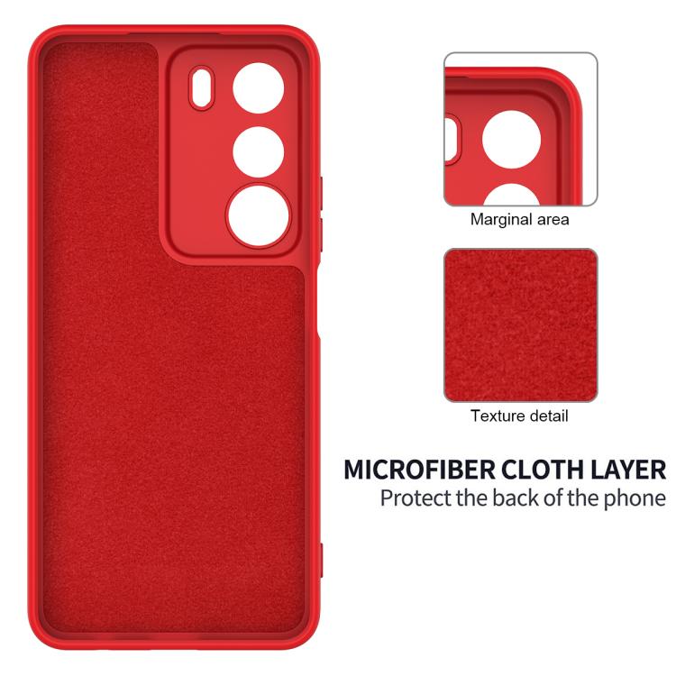 For Realme C71 4G Solid Color Liquid Silicone Dropproof Full Coverage Phone Case