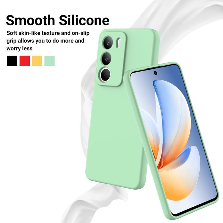 For Realme C71 4G Solid Color Liquid Silicone Dropproof Full Coverage Phone Case