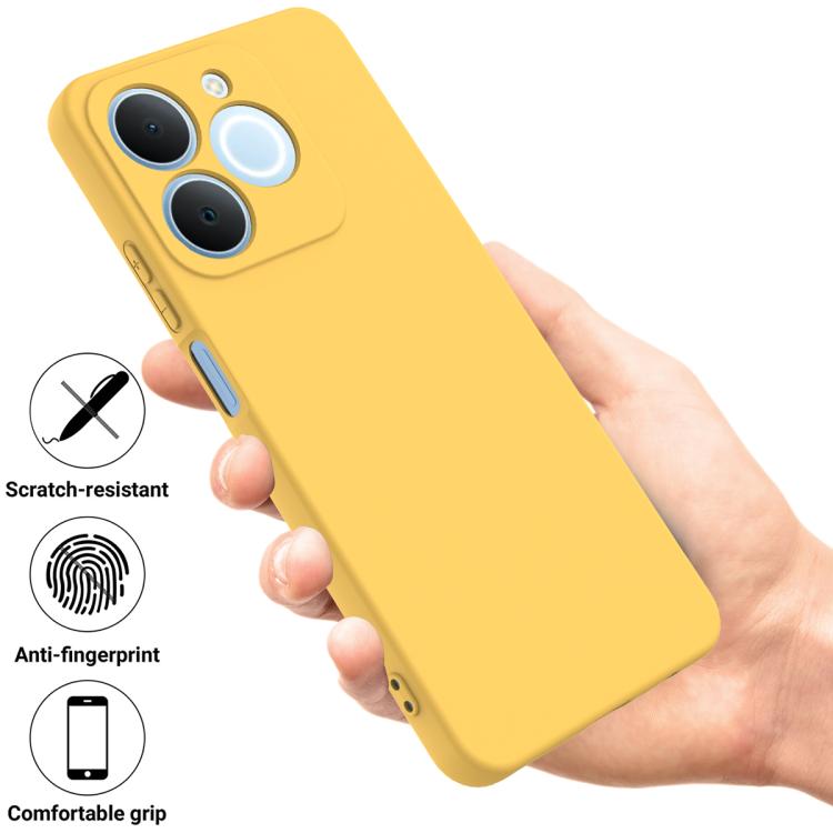 For Realme C71 4G India/Narzo 80 Lite 4G Solid Color Liquid Silicone Dropproof Full Coverage Phone Case