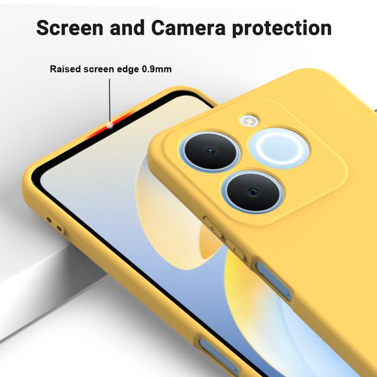For Realme C71 4G India/Narzo 80 Lite 4G Solid Color Liquid Silicone Dropproof Full Coverage Phone Case