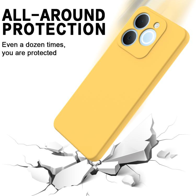 For Realme C71 4G India/Narzo 80 Lite 4G Solid Color Liquid Silicone Dropproof Full Coverage Phone Case