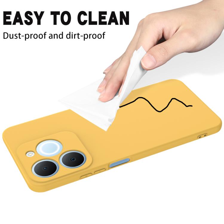 For Realme C71 4G India/Narzo 80 Lite 4G Solid Color Liquid Silicone Dropproof Full Coverage Phone Case