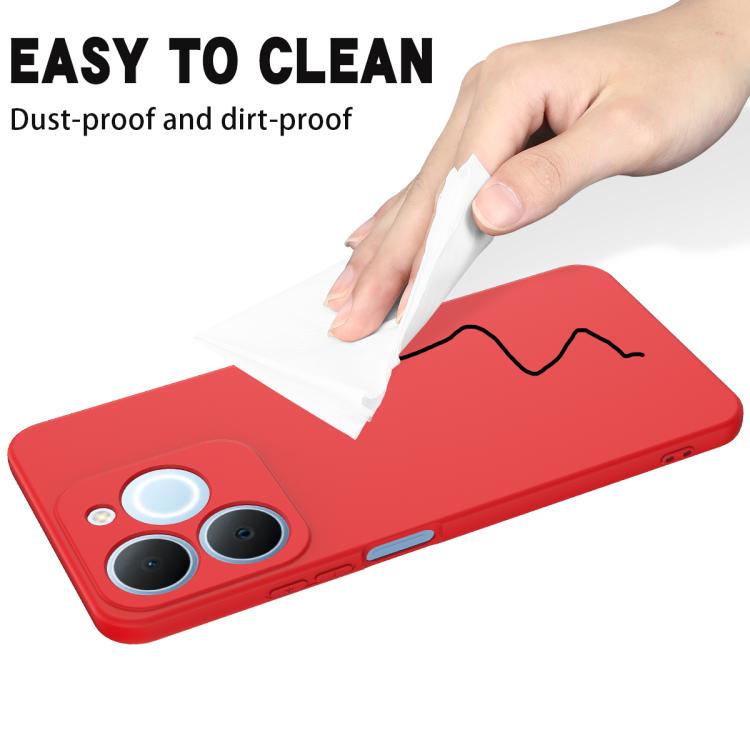 For Realme C71 4G India/Narzo 80 Lite 4G Solid Color Liquid Silicone Dropproof Full Coverage Phone Case