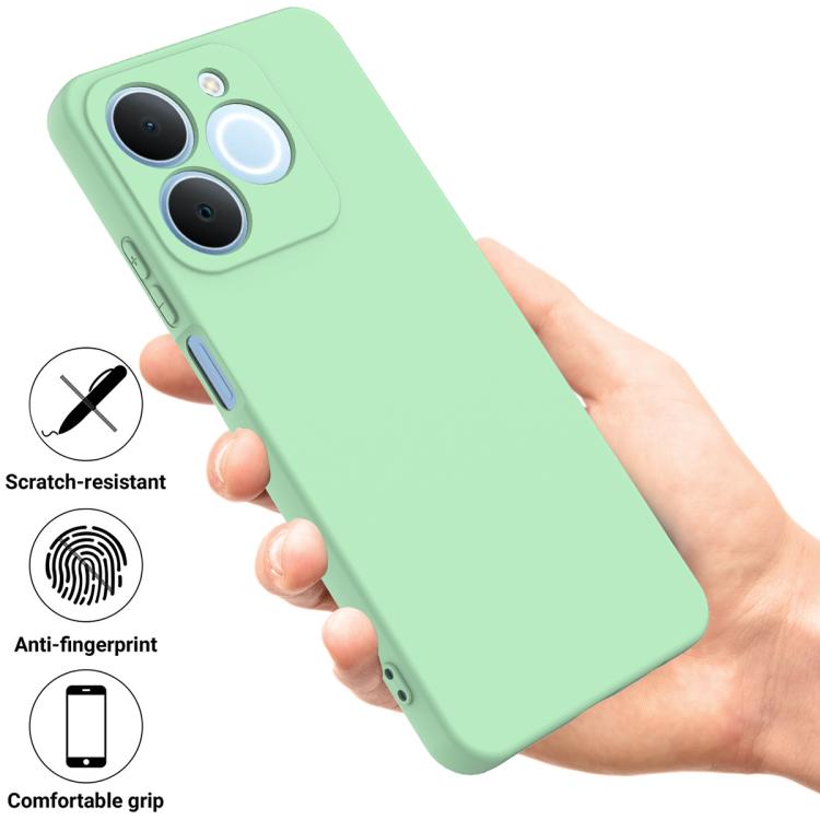 For Realme C71 4G India/Narzo 80 Lite 4G Solid Color Liquid Silicone Dropproof Full Coverage Phone Case