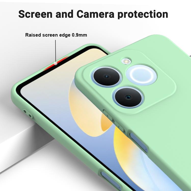 For Realme C71 4G India/Narzo 80 Lite 4G Solid Color Liquid Silicone Dropproof Full Coverage Phone Case