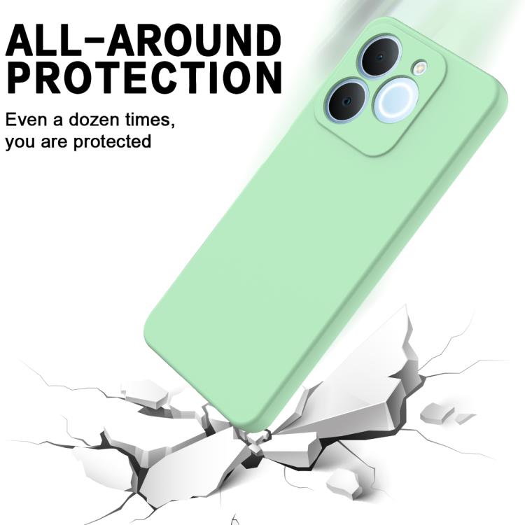 For Realme C71 4G India/Narzo 80 Lite 4G Solid Color Liquid Silicone Dropproof Full Coverage Phone Case